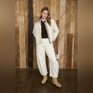 Wide Leg High Waist Cropped Pants